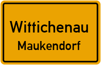 Maukendorf Mittelweg in WittichenauMaukendorf