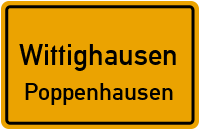 Alte Wittighäuser Straße in WittighausenPoppenhausen
