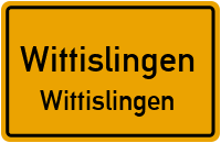 Zöschlingsweiler Str. in WittislingenWittislingen