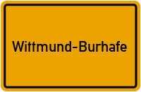Ortsschild Wittmund-Burhafe