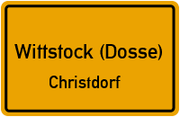Christdorfer Dorfstraße in Wittstock (Dosse)Christdorf