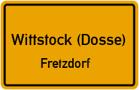 Fretzdorfer Bahnhofstraße in Wittstock (Dosse)Fretzdorf