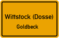 Goldbecker Straße in Wittstock (Dosse)Goldbeck
