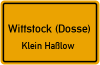 Klein Haßlower Straße in Wittstock (Dosse)Klein Haßlow