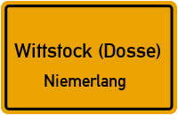 Ackerfelder Dorfstraße in Wittstock (Dosse)Niemerlang