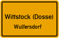 Alte Bahnhofstraße in Wittstock (Dosse)Wulfersdorf