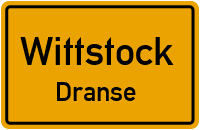 Dranser Wiesenstraße in WittstockDranse