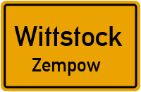 Luhmer Straße in WittstockZempow
