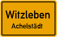 Kranichfelder Straße in WitzlebenAchelstädt