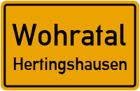 Neuer Weg in WohratalHertingshausen