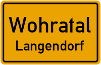 Straßenverzeichnis Wohratal Langendorf