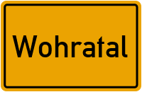 Ortsschild von Gemeinde Wohratal in Hessen