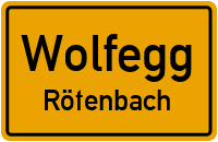 Wolfegger Straße in 88364 Wolfegg (Rötenbach)