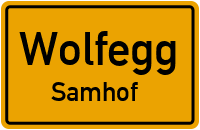 Ravensburger Straße in WolfeggSamhof