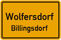 Wolframstraße in WolfersdorfBillingsdorf