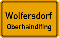 Waldweg in WolfersdorfOberhaindlfing
