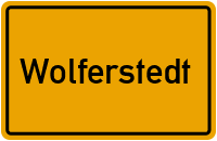 City Sign Wolferstedt