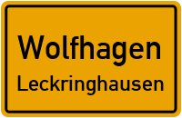 Straßenverzeichnis Wolfhagen Leckringhausen