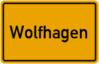 Ortsschild Wolfhagen