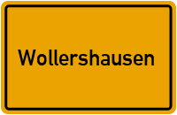 Ortsschild von Gemeinde Wollershausen in Niedersachsen