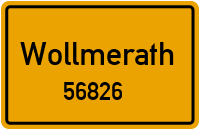 Straßen in 56826 Wollmerath
