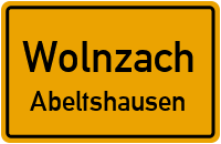 Straßenverzeichnis Wolnzach Abeltshausen