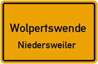 Niedersweiler Straße in WolpertswendeNiedersweiler