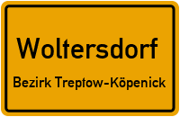 Berliner Straße in WoltersdorfBezirk Treptow-Köpenick