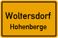 Kiefernweg in WoltersdorfHohenberge