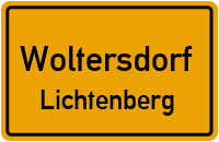 Mühlenweg in WoltersdorfLichtenberg