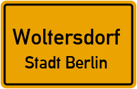 Straßenverzeichnis Woltersdorf Stadt Berlin
