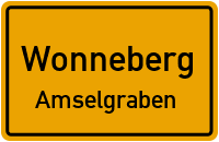 Straßen in Wonneberg Amselgraben