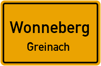 Straßen in Wonneberg Greinach