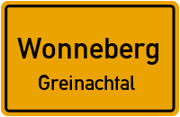 Straßen in Wonneberg Greinachtal