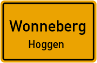 Straßen in Wonneberg Hoggen