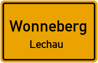 Straßen in Wonneberg Lechau