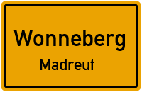 Straßen in Wonneberg Madreut