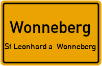 Salzburger Straße in WonnebergSt Leonhard a. Wonneberg