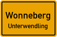 Straßen in Wonneberg Unterwendling