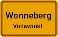 Straßen in Wonneberg Voitswinkl