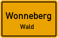 Straßen in Wonneberg Wald