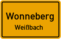 Straßenverzeichnis Wonneberg Weißbach