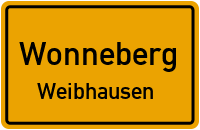 Dorfstraße in WonnebergWeibhausen