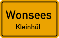 Straßen in Wonsees Kleinhül