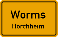 Bergstraße in WormsHorchheim