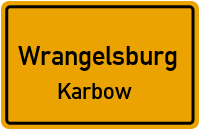 Hanshägener Weg in WrangelsburgKarbow