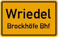 Straßenverzeichnis Wriedel Brockhöfe Bhf