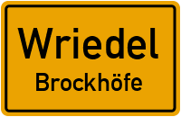 Dorfstraße in WriedelBrockhöfe