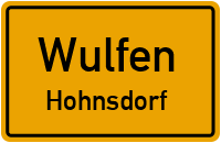 Feldstraße in WulfenHohnsdorf