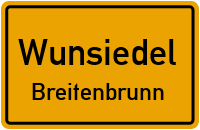 Straßen in Wunsiedel Breitenbrunn